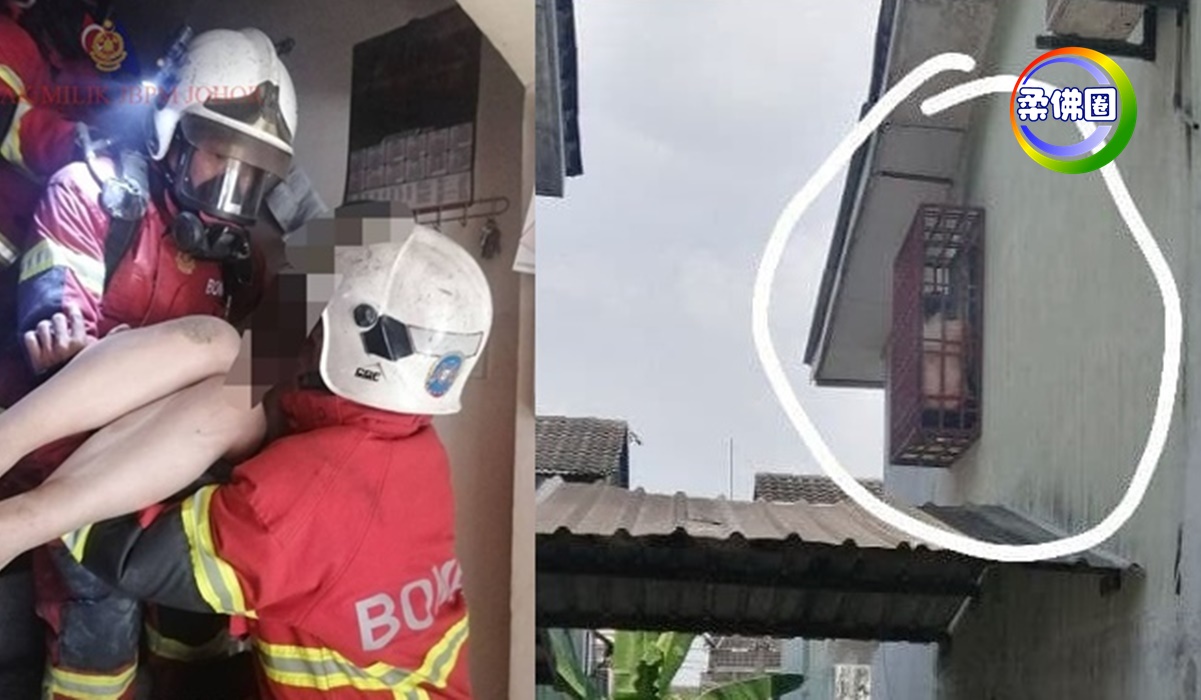 百万镇住家起火  华裔母子三人被困  险葬火海