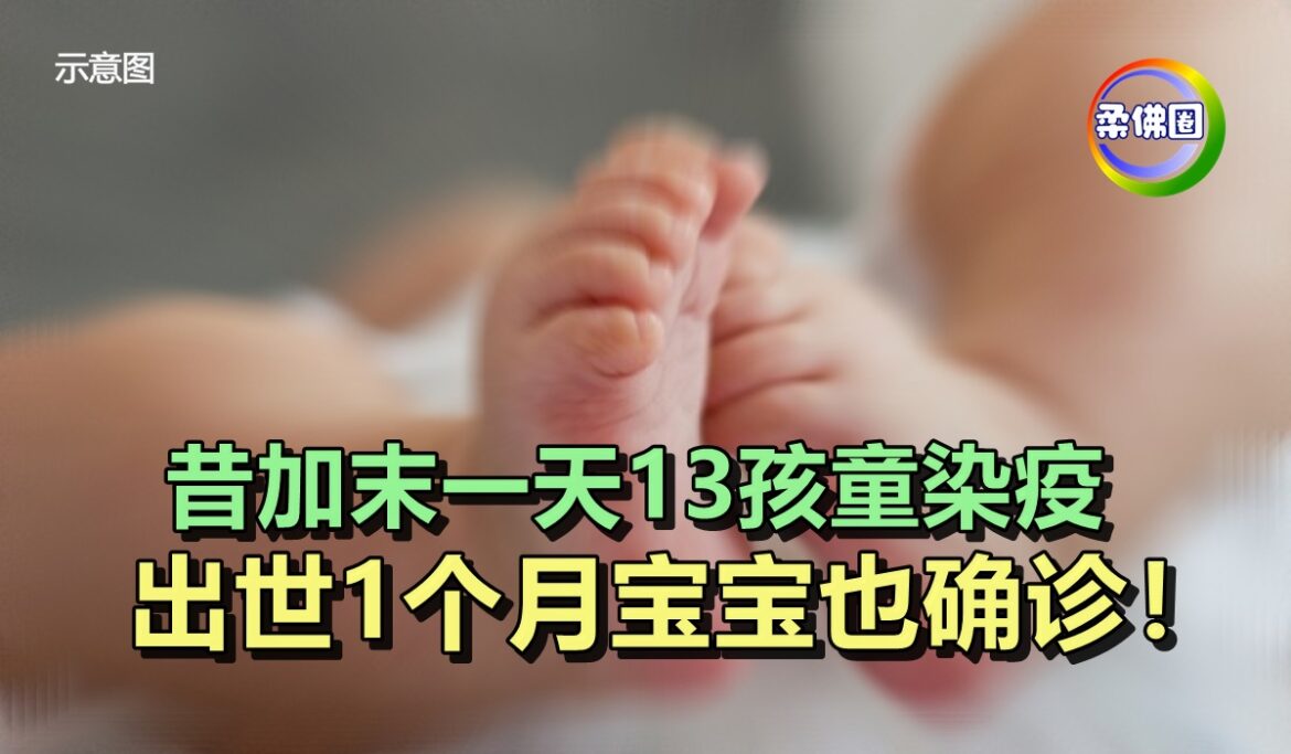 昔加末一天13孩童染疫    出世1个月宝宝也确诊！