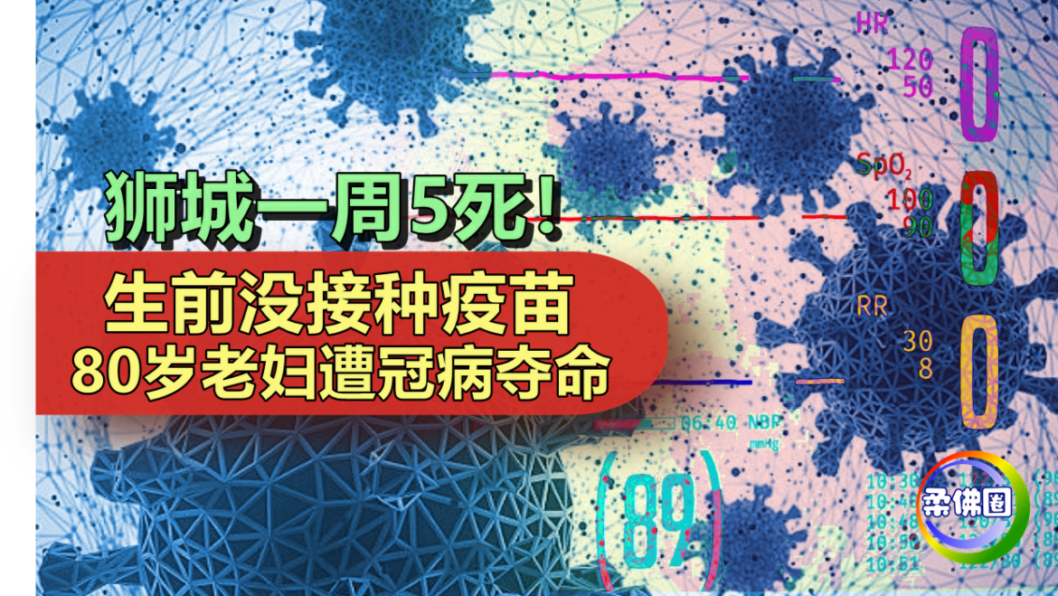 狮城一周5死！生前没接种疫苗  80岁老妇遭冠病夺命