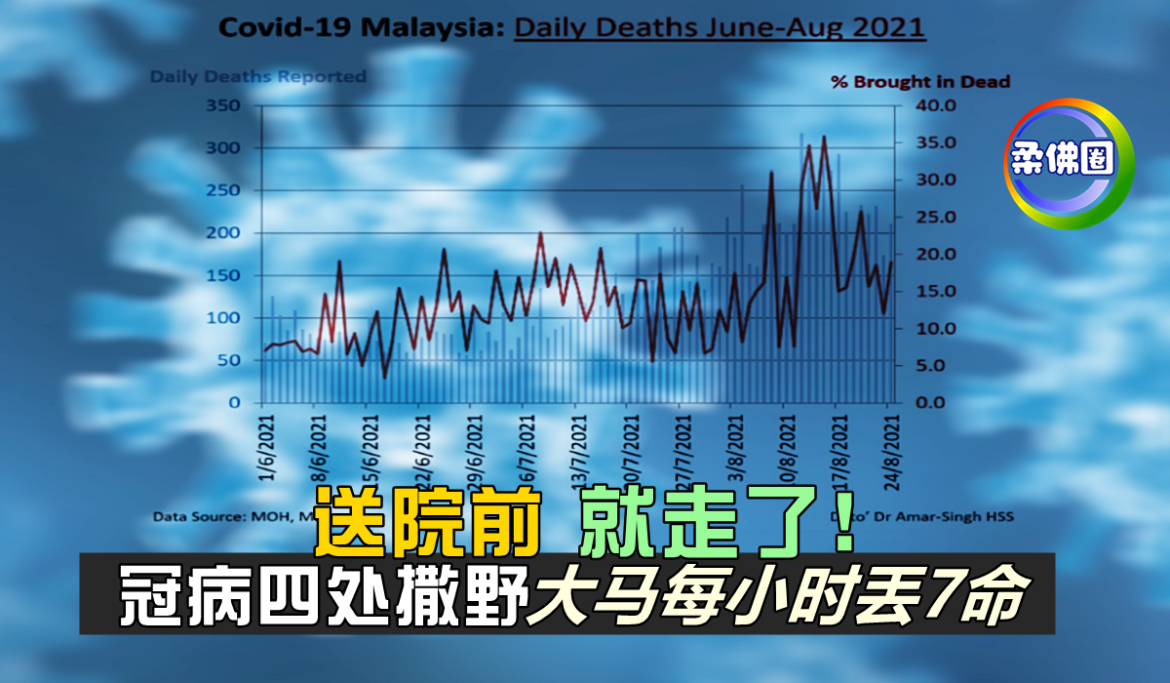 送院前  就走了！冠病四处撒野   大马每小时丟7命