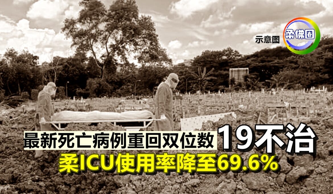 最新死亡病例重回双位数──19不治    柔ICU使用率降至69.6%