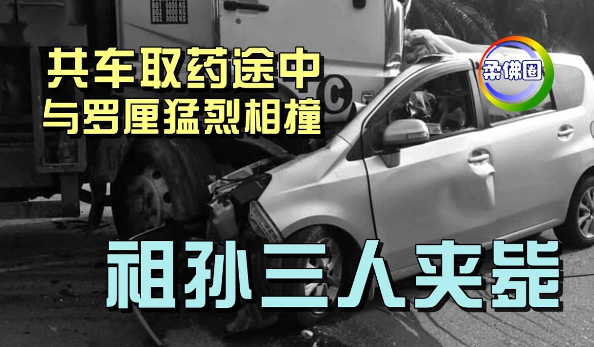 共车取药途中  与罗厘猛烈相撞   祖孙三人夹毙