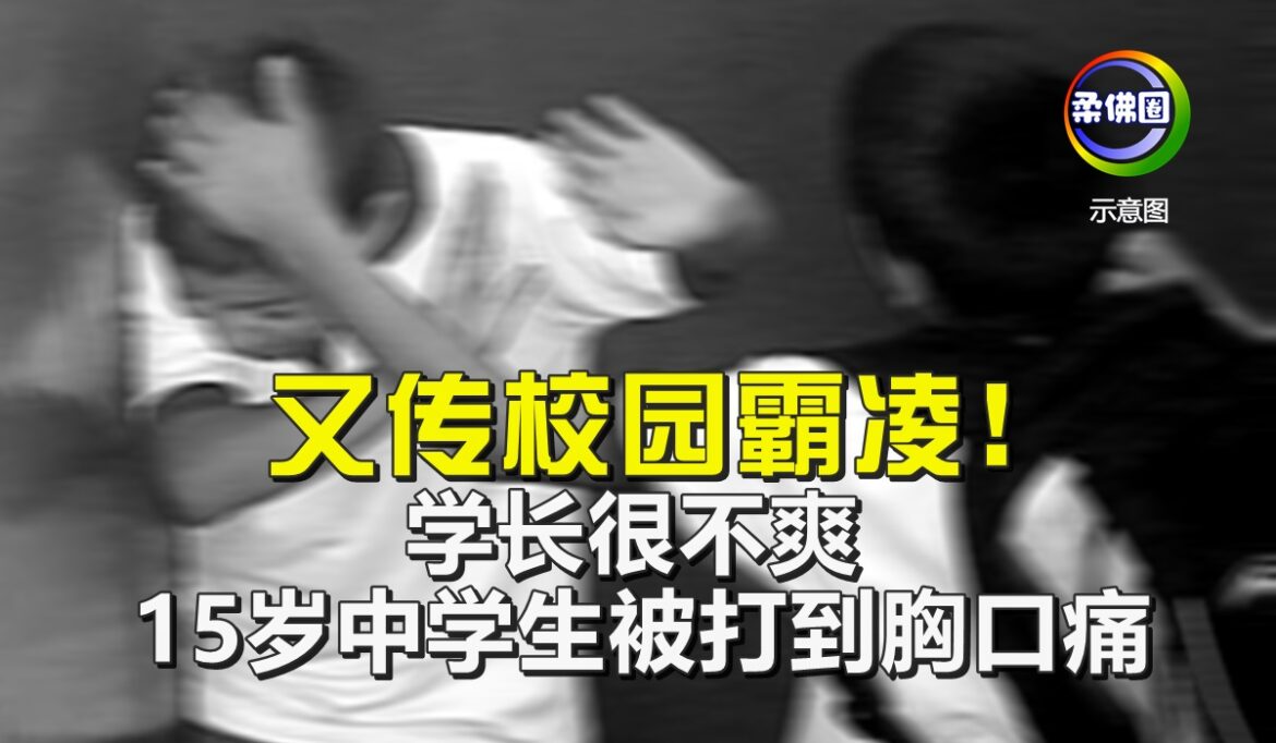 又传校园霸凌！学长很不爽  15岁中学生被打到胸口痛