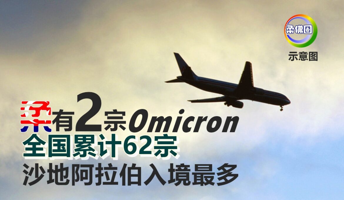 柔有2宗Omicron   全国累计62宗   沙地阿拉伯入境最多