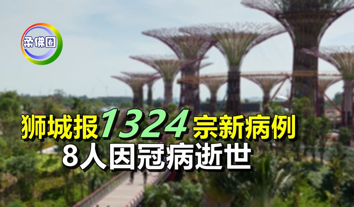 狮城报1324宗新病例   8人因冠病逝世