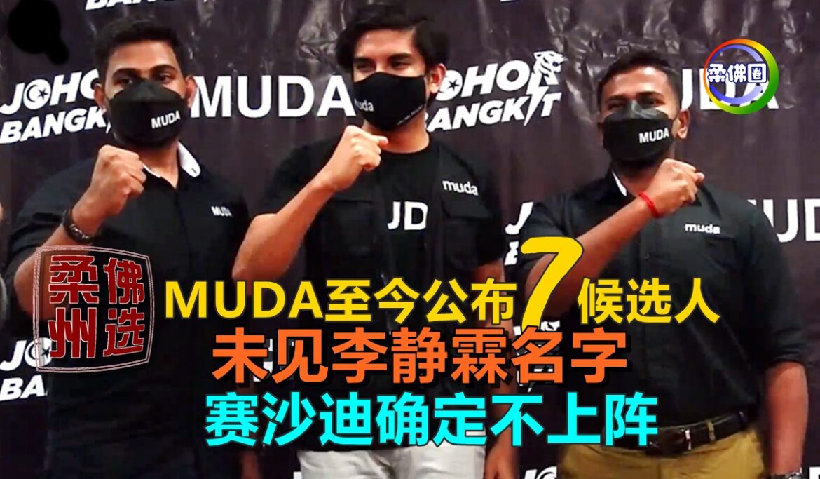 MUDA至今公布7候选人   未见李静霖名字  赛沙迪确定不上阵