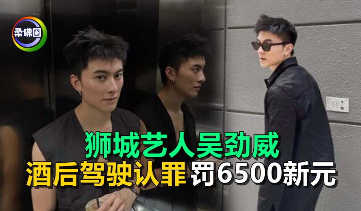 狮城艺人吴劲威   酒后驾驶认罪   罚6500新元