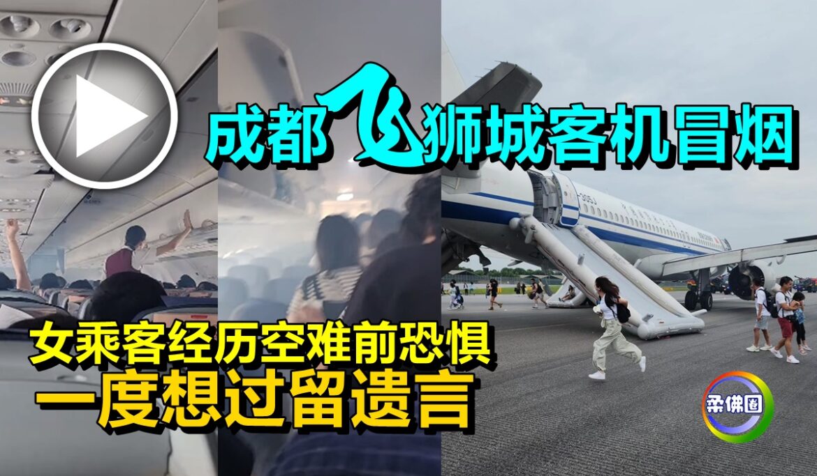 成都飞狮城客机冒烟  女乘客经历空难前恐惧  一度想过留遗言