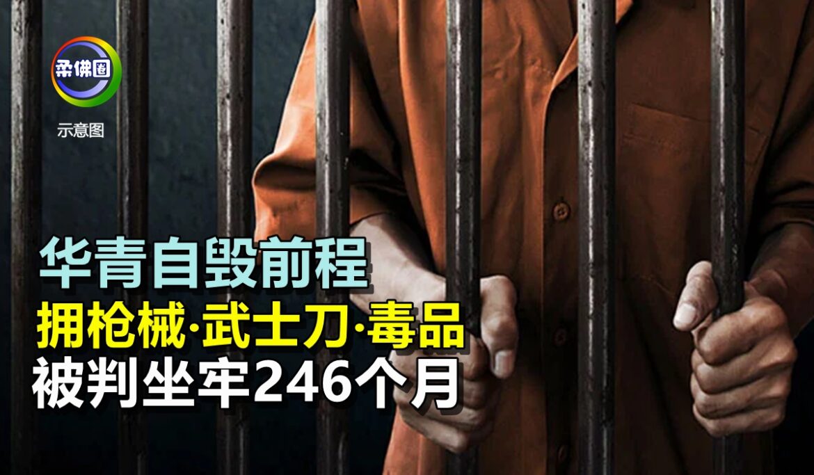 华青自毁前程   拥枪械‧武士刀‧毒品   被判坐牢246个月