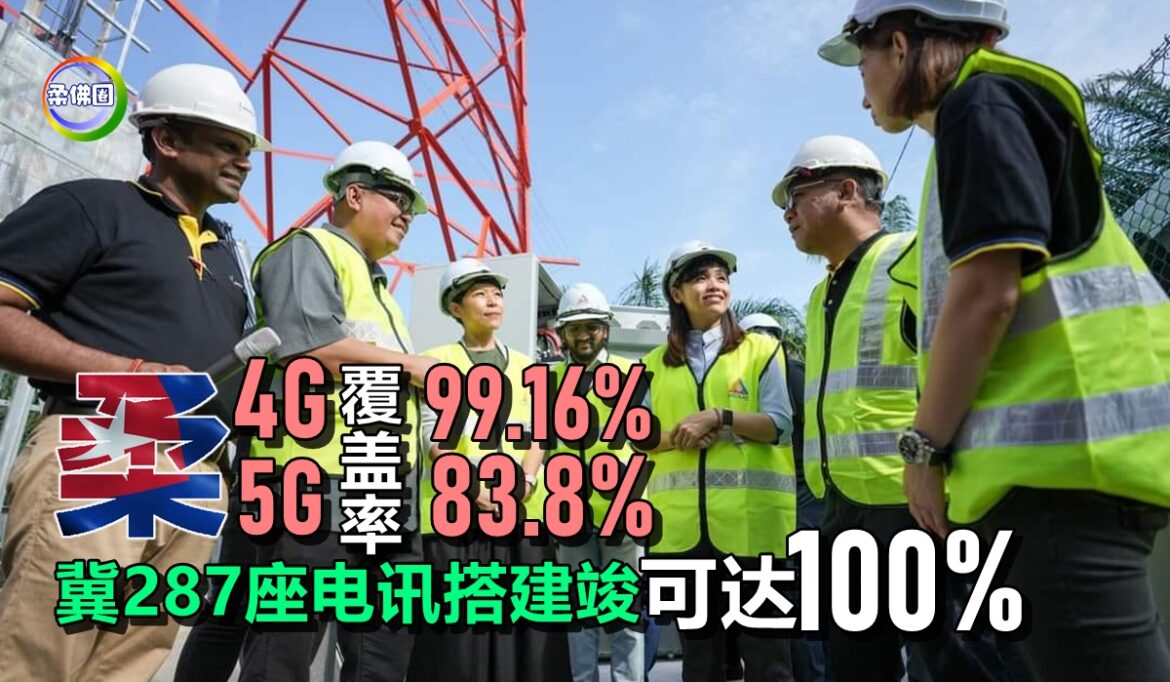 柔4G覆盖率99.16%  5G为83.8%  冀287座电讯搭建竣后  可达100%