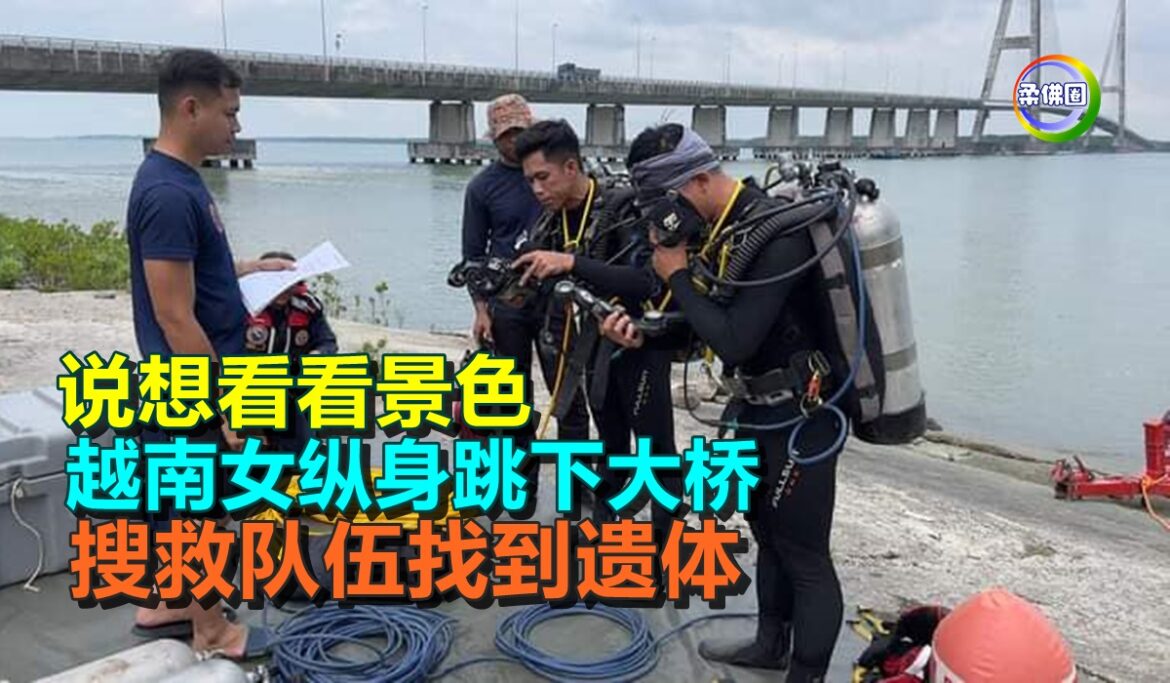 说想看看景色  越南女纵身跳下大桥 搜救队伍找到遗体