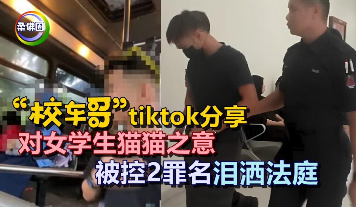 “校车哥”tiktok分享  对女学生猫猫之意  被控2罪名  泪洒法庭否认有罪