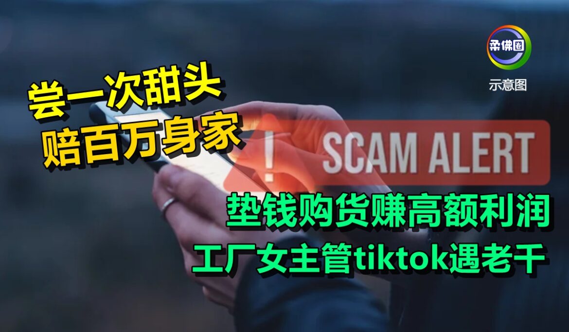 垫钱购货赚高额利润  工厂女主管tiktok遇老千  尝一次甜头  赔百万身家