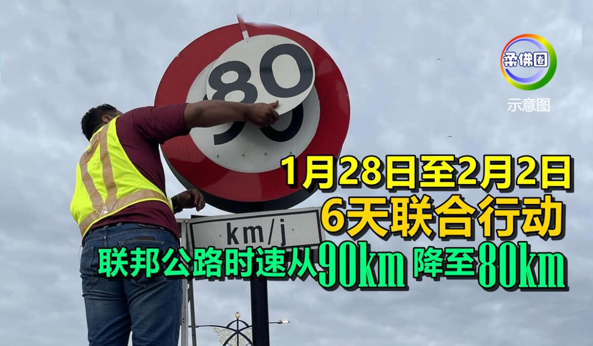 1月28日至2月2日  6天联合行动  联邦公路时速从90公里降至80公里