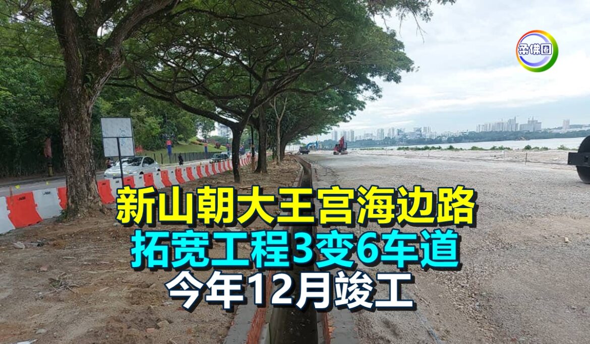 新山朝大王宫海边路  拓宽工程3变6车道  今年12月竣工