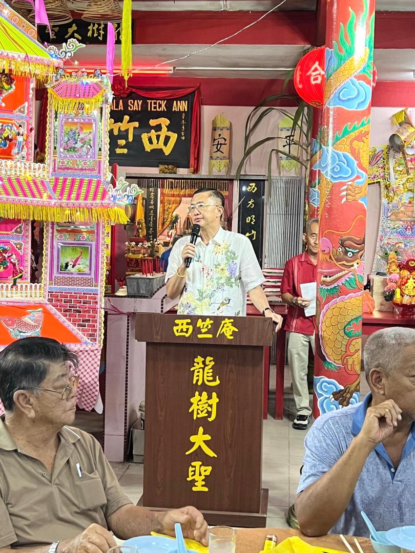 ■郑修强致词时，吁民携手合作，把诈骗集团拒之门外。