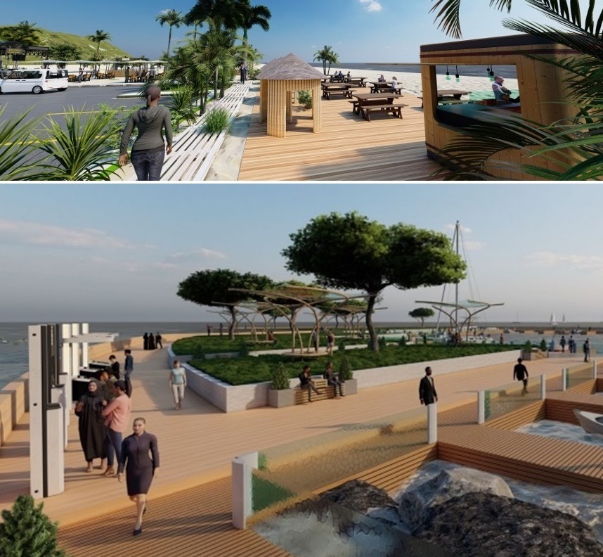 ■海边“水上德士”概念图