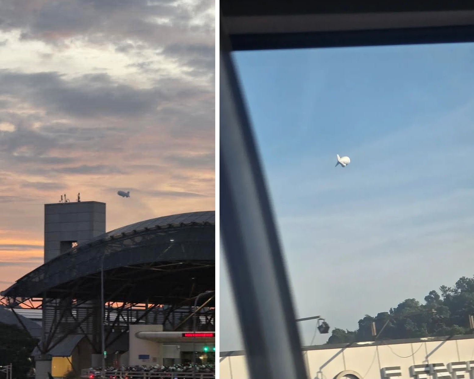 ■气球雷达系统多次被民众目击，主要在新加坡大士， 以及马新西部一带升空。