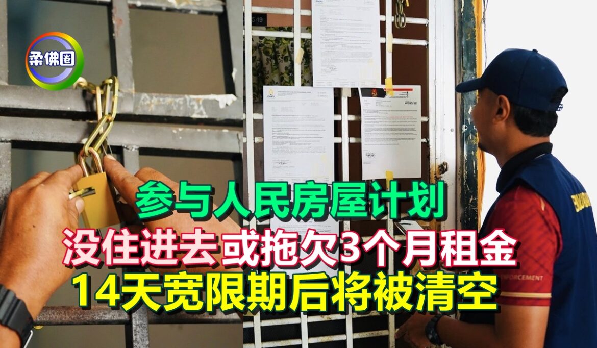 参与人民房屋计划  没住进去或拖欠3个月租金  14天宽限期后将被清空