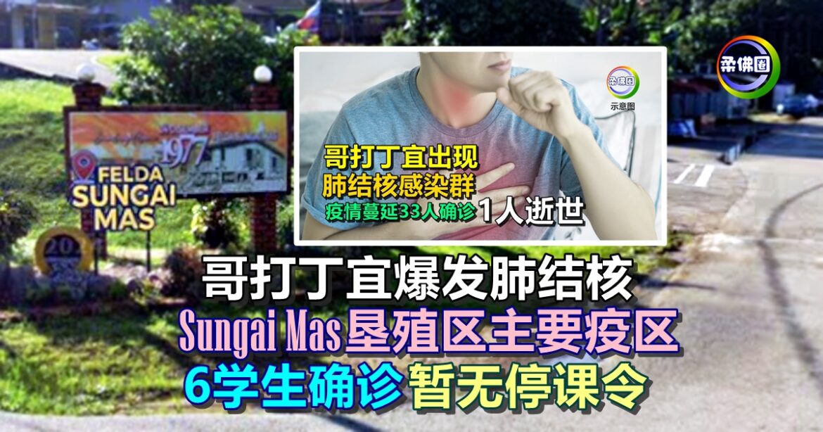 哥打丁宜爆发肺结核  Sg Mas垦殖区主要疫区   6学生确诊暂无停课令