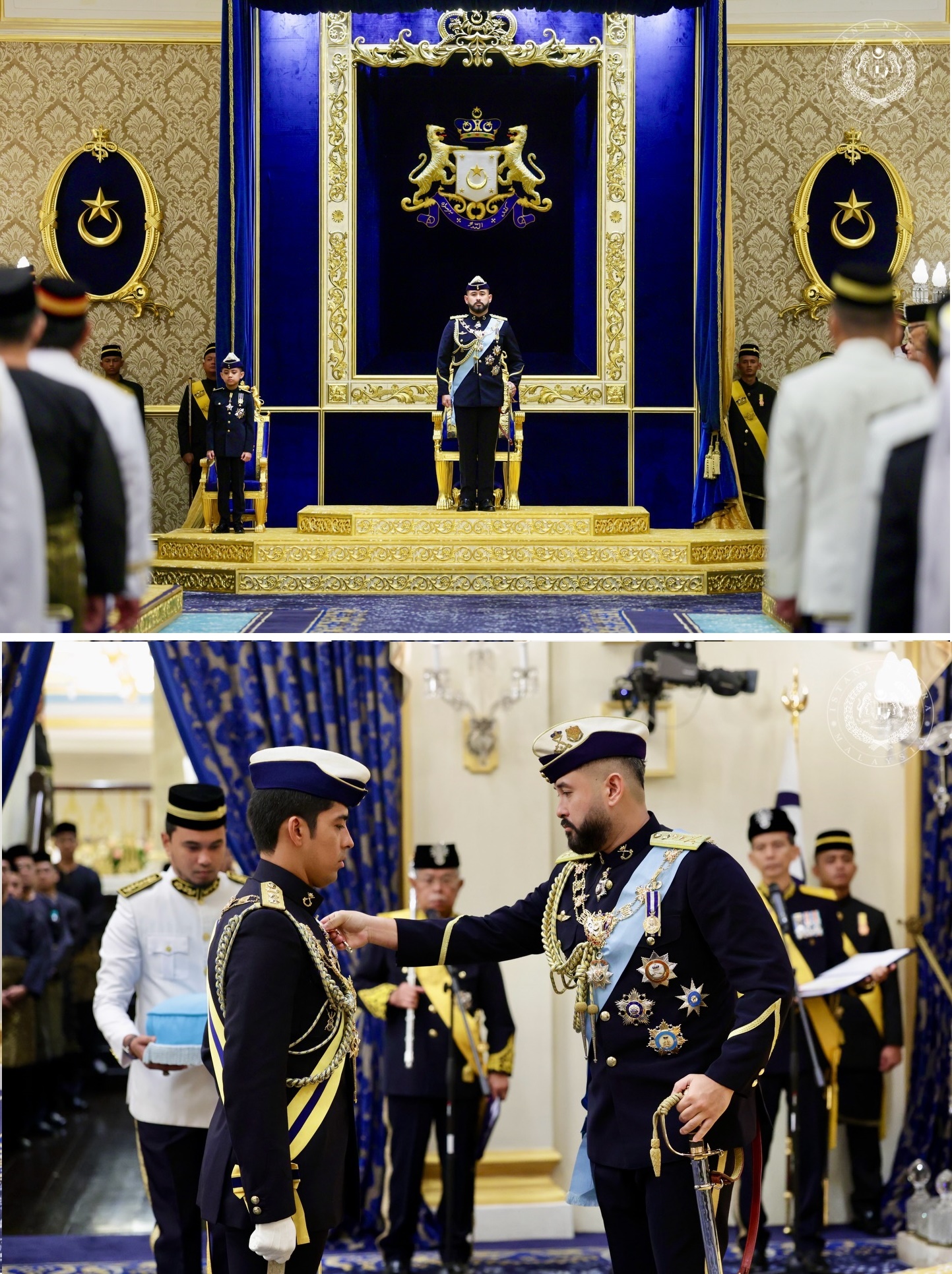 ■四王子东姑阿都拉曼则获颁长期服务与功绩奖章(PJP),由摄政王东姑依斯迈颁赐。