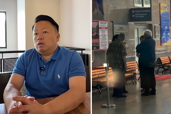 ■邓烈康（左）虽已完成手术，但目前在加护病房，家人等皆不允许探访。