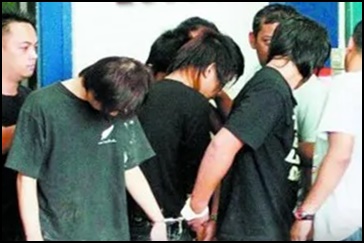 ■涉及赖映兴撕票案的罪犯。（网络档案照）