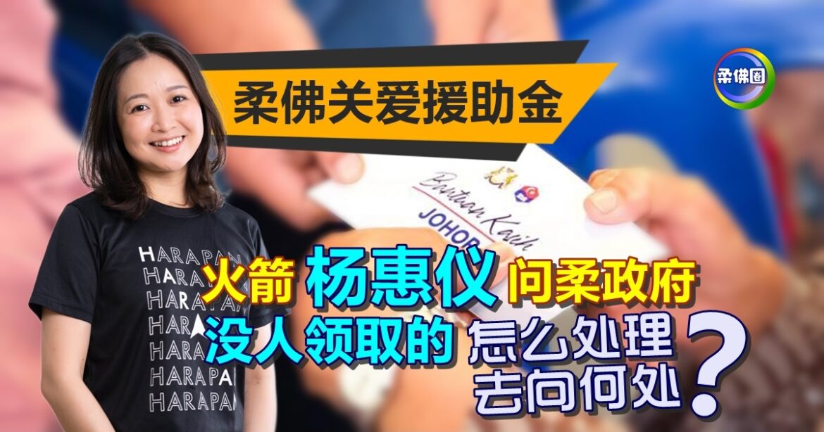 火箭杨惠仪问柔政府  没人领取的援助金  怎么处理？去向何处？