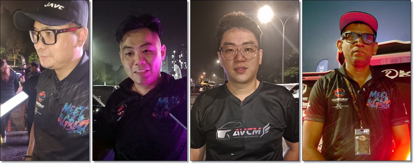 左起:Moha Fariz、颜伟伦、黄庆文、DS Mahen。