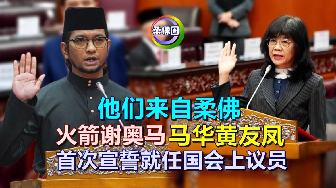 他们来自柔佛  马华黄友凤  火箭谢奥马  首次宣誓就任国会上议员