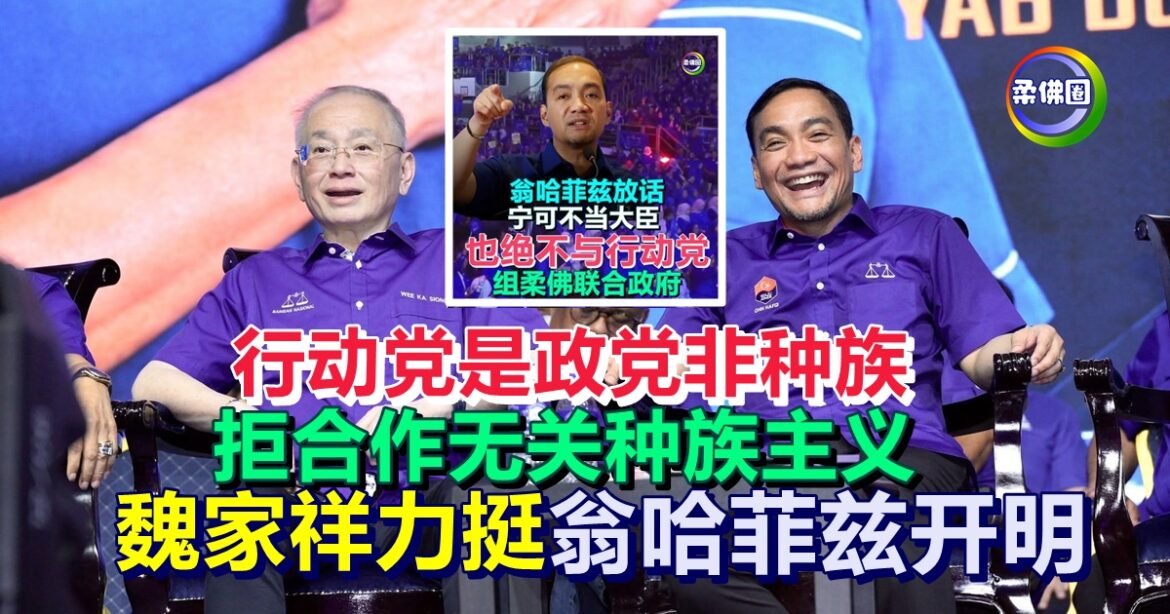 行动党是政党非种族  拒与其合作无关种族主义  魏家祥力挺翁哈菲兹开明