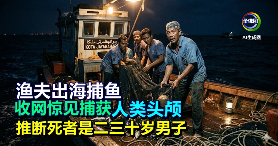 渔夫出海捕鱼 收网惊见“捕获”人类头颅  推断死者是二三十岁男子