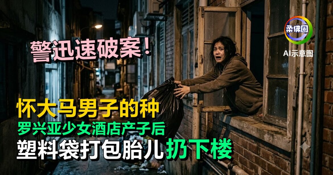 怀大马男子的种  罗兴亚少女酒店产子后  塑料袋打包胎儿扔下楼  警迅速破案