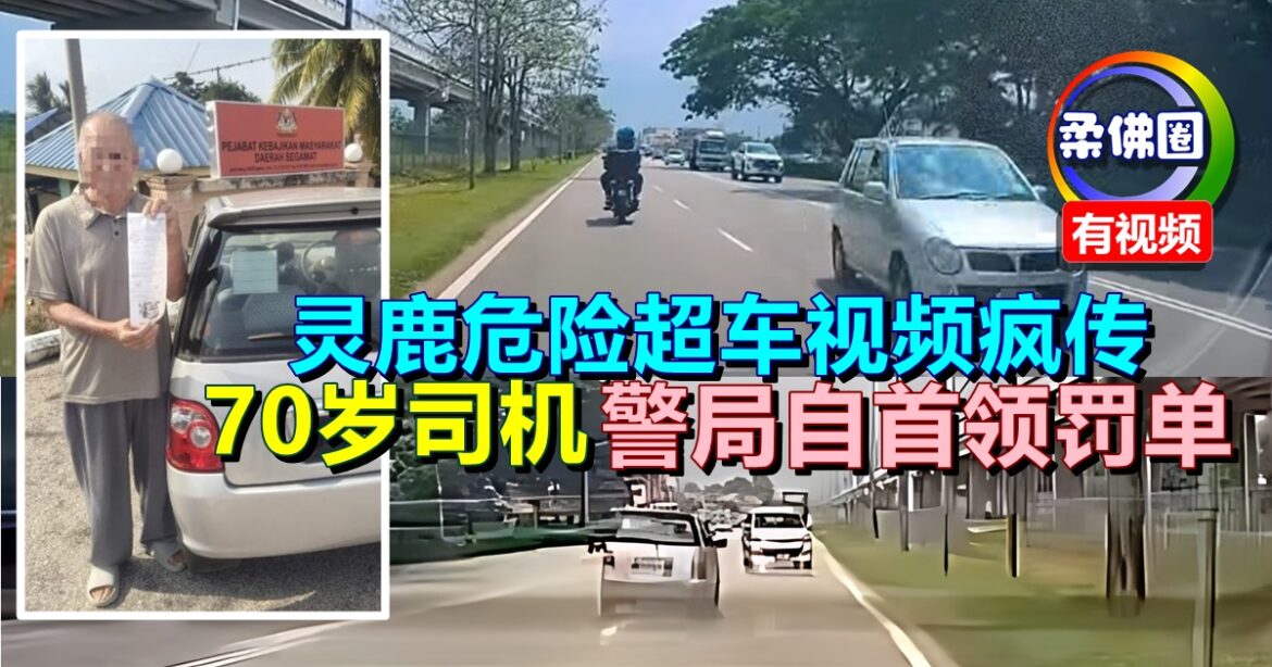灵鹿危险超车视频疯传  70岁司机  警局自首领罚单