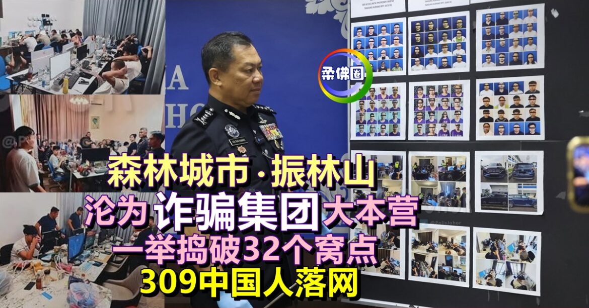 森林城市和振林山 沦为诈骗集团大本营  一举捣破32个窝点  309中国人落网