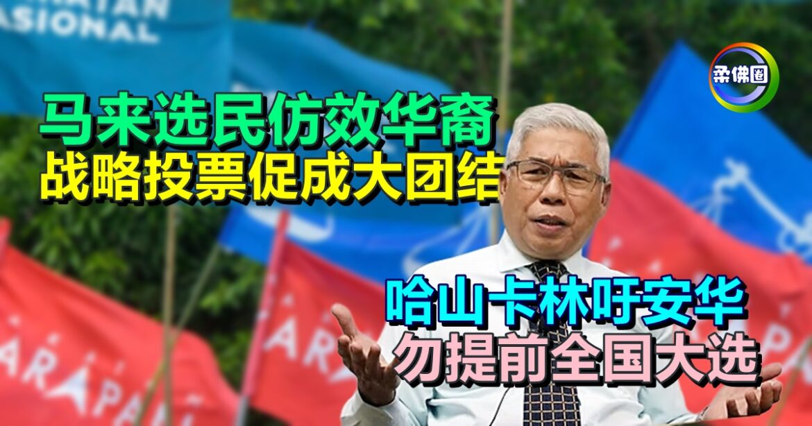 哈山卡林：马来选民仿效华裔  战略投票促成大团结  吁安华勿提前全国大选