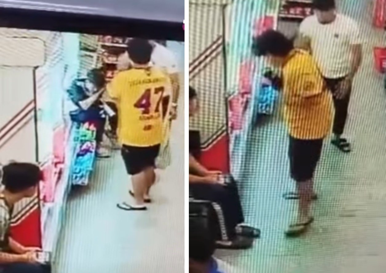 ■相信是少年骑士的同伴趋前劝阻,反被对方怒斥吓退。