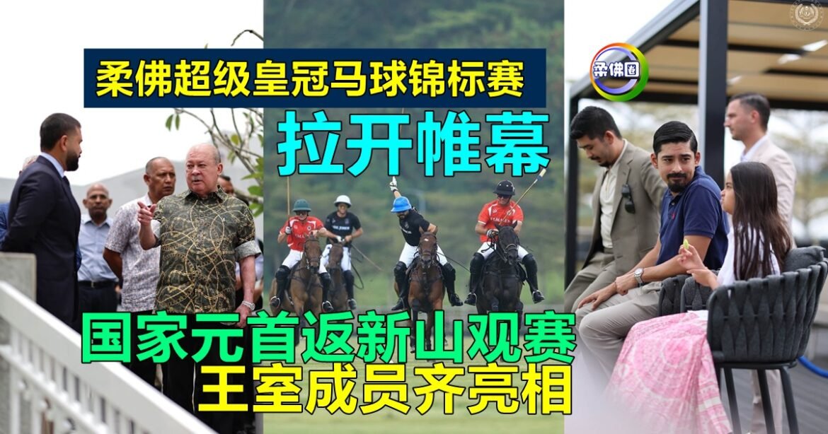柔佛超级皇冠马球锦标赛  拉开帷幕  国家元首返新山观赛  王室成员齐亮相