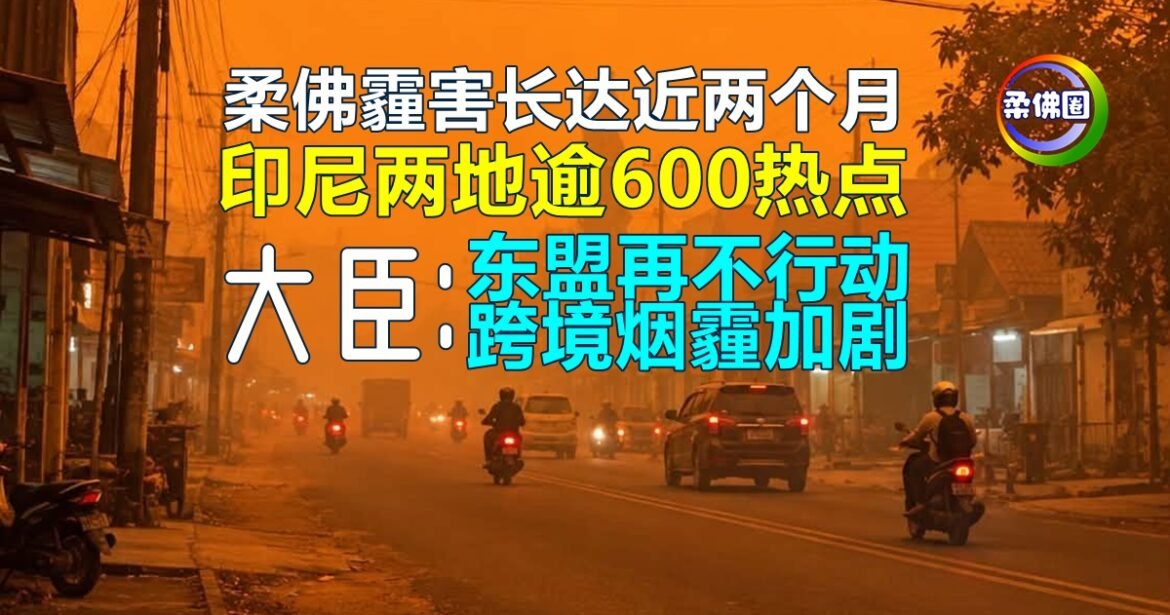柔佛霾害近两个月  印尼两地逾600热点   柔大臣:东盟再不行动  跨境烟霾加剧
